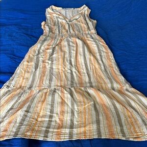 PrAna “California Dreaming” 100% organic cotton maxi dress WITH POCKETS